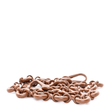 Loewe Brass Monochrome Donut Chain Shoulder Strap Pecan 2 of 4