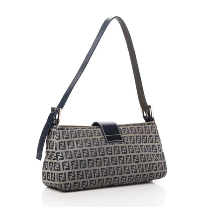 Fendi Zucchino Mini Mama Baguette Navy 3 of 10