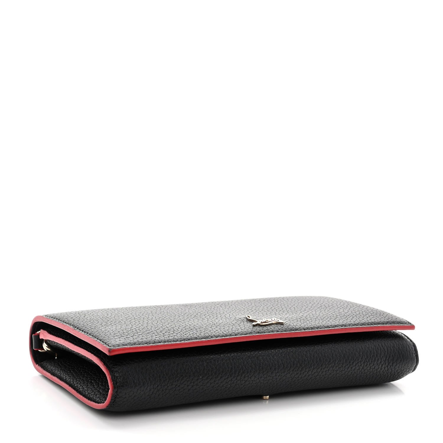 Christian Louboutin Calfskin Boudoir Chain Wallet Black 4 of 12