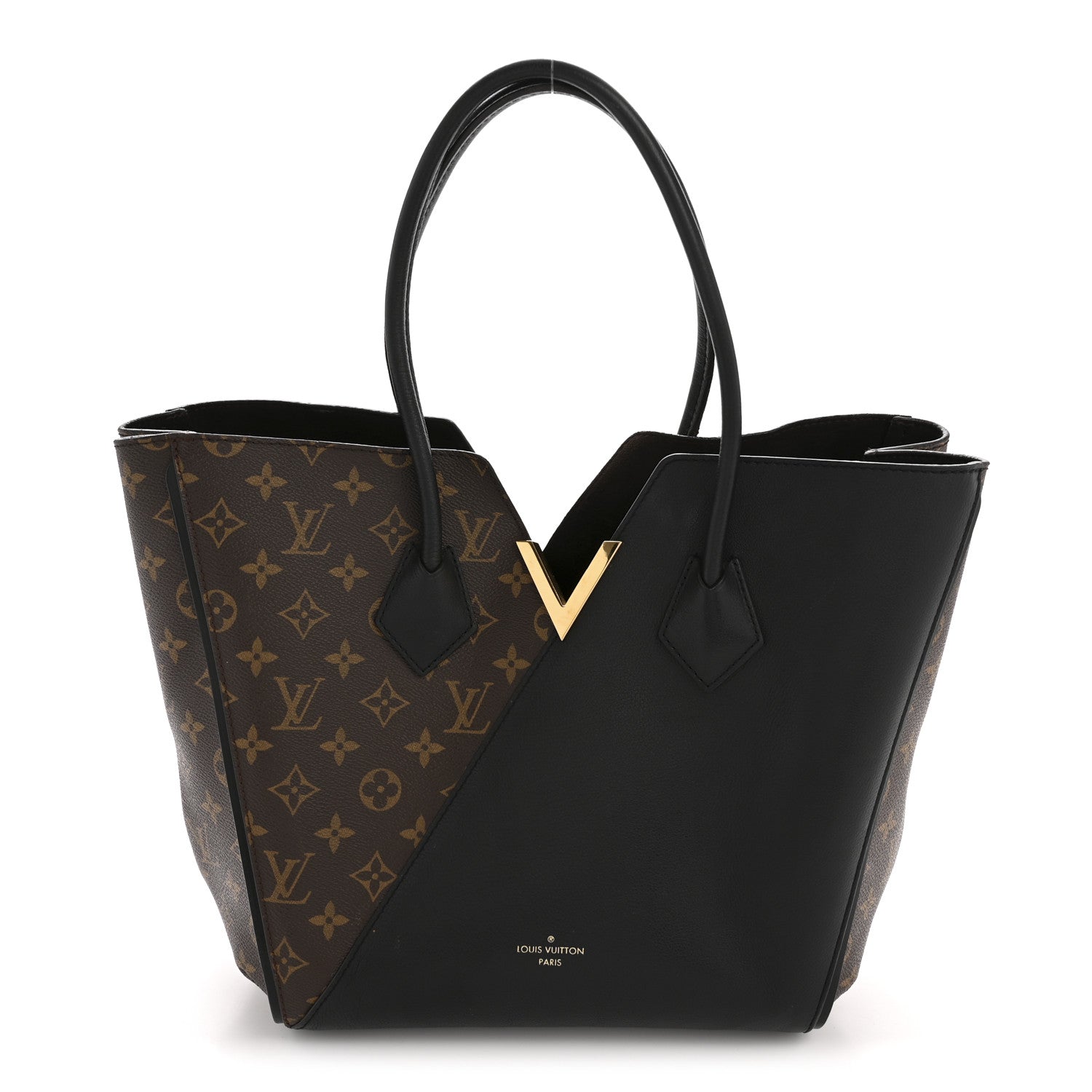 Louis Vuitton Calfskin Monogram Kimono Tote Black 1 of 14