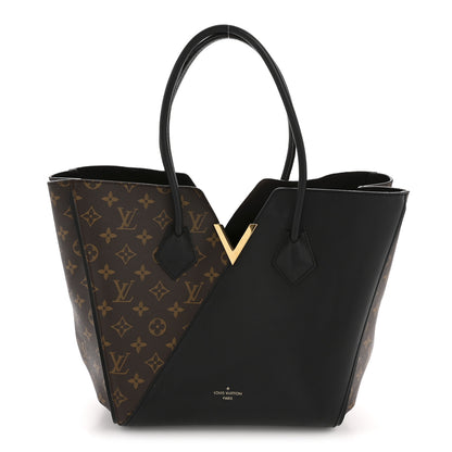 Louis Vuitton Calfskin Monogram Kimono Tote Black 1 of 14