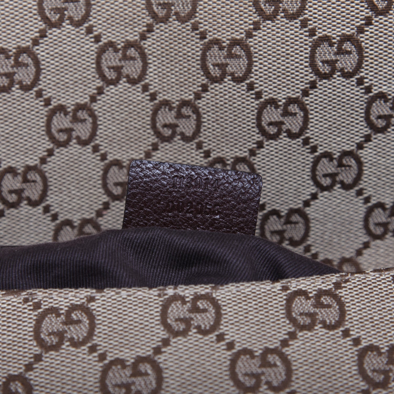 Gucci Monogram Satchel Dark Brown 9 of 11
