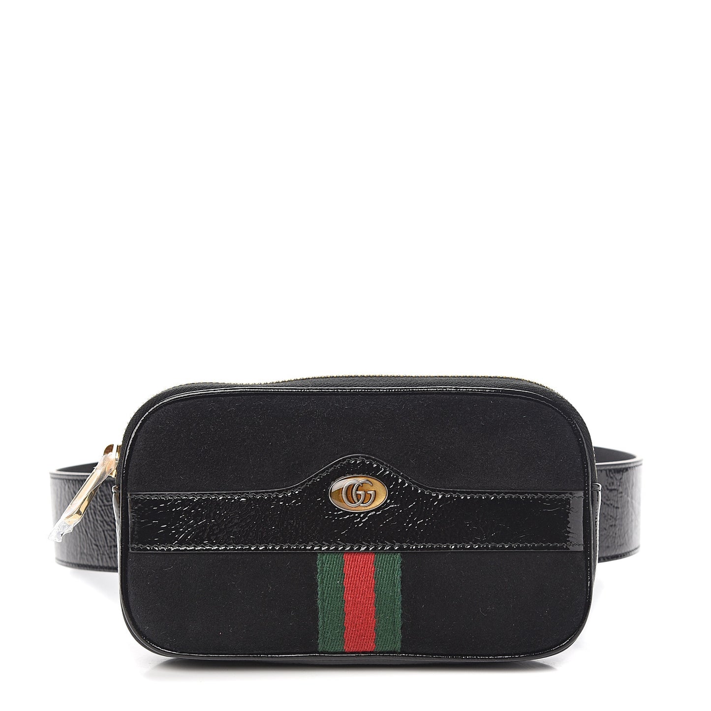 Suede Patent Ophidia Belted iPhone Case 75 30 Black