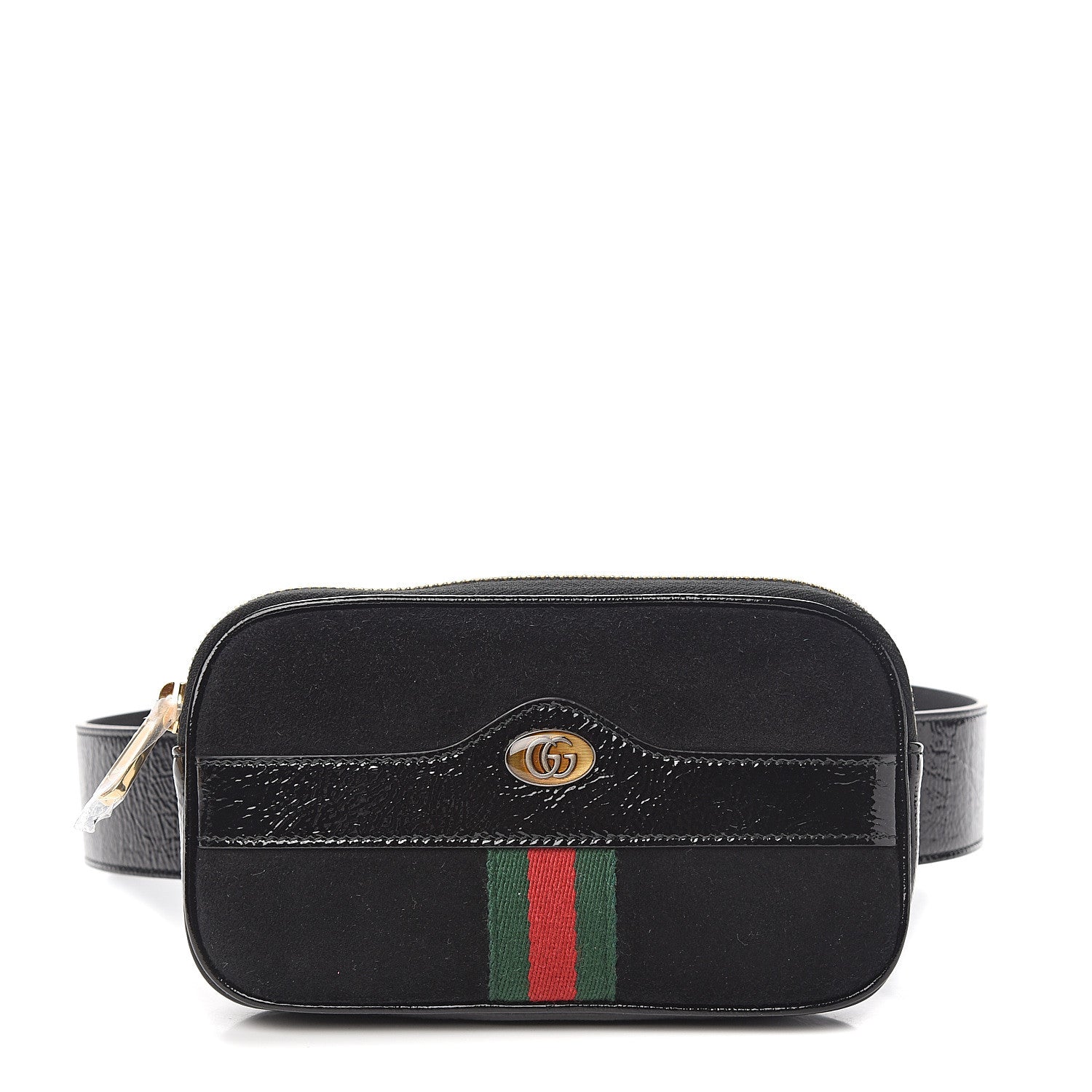 Gucci Suede Patent Ophidia Belted iPhone Case 75 30 Black 1 of 10