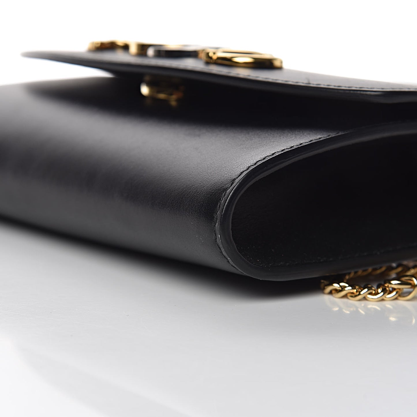 Smooth Calfskin Mini Zumi Shoulder Bag Black