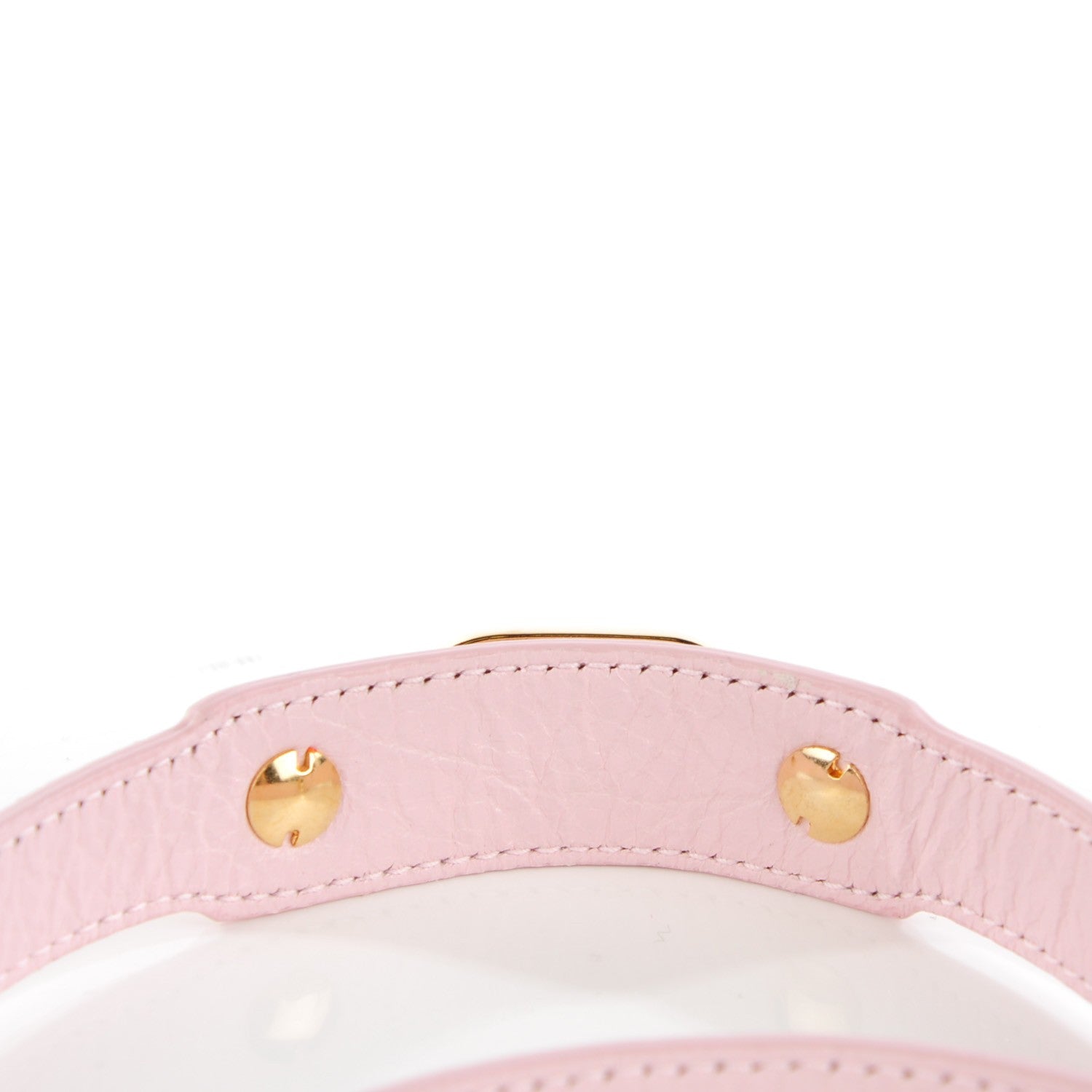 Balenciaga Agneau Giant 12 Gold Hardware Triple Tour Bracelet S Rose Poudre 8 of 8