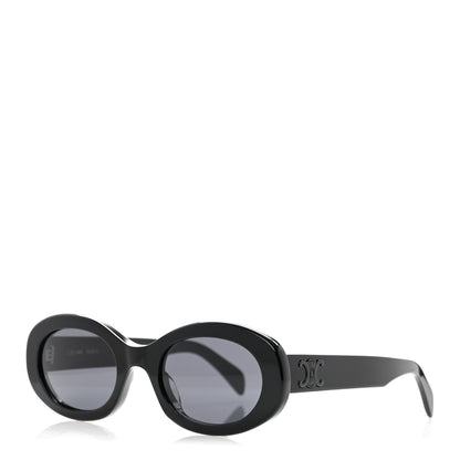 Celine Acetate Triomphe 01 Sunglasses CL 40194U Black 1 of 8