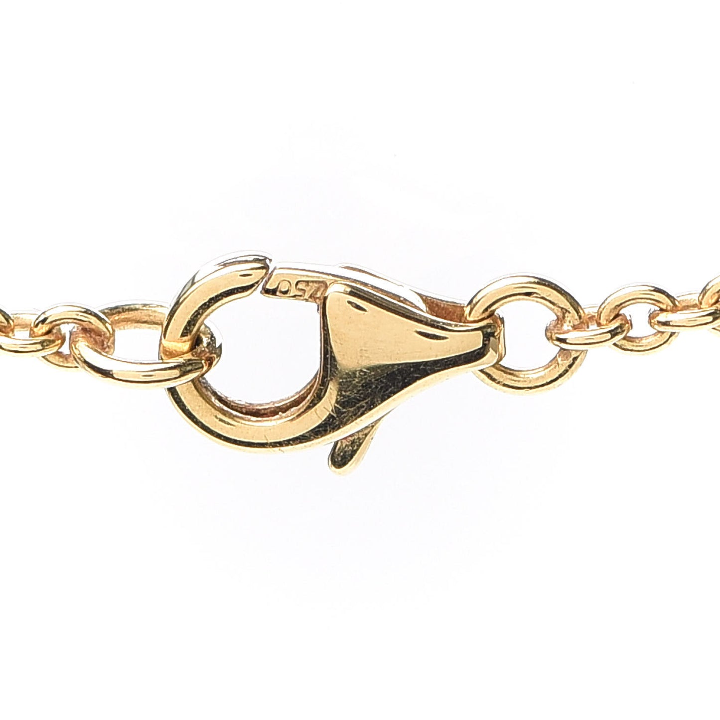 18K Yellow Gold Interlocking LOVE Necklace