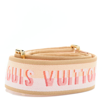 Louis Vuitton Jacquard Speedy Bandouliere 20 Shoulder Strap Pink Orange 2 of 3