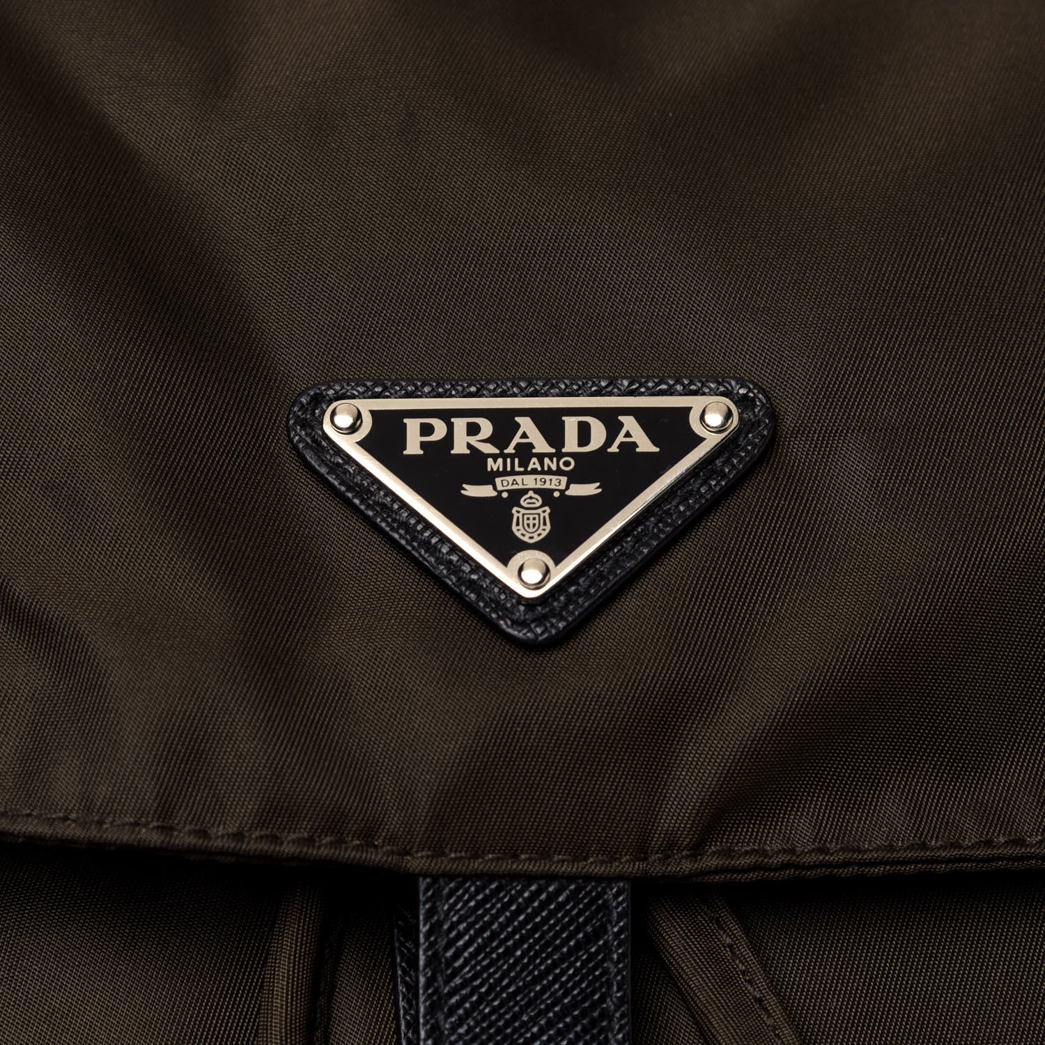 Prada Tessuto Nylon Saffiano Vela Medium Backpack Mimetico 10 of 12