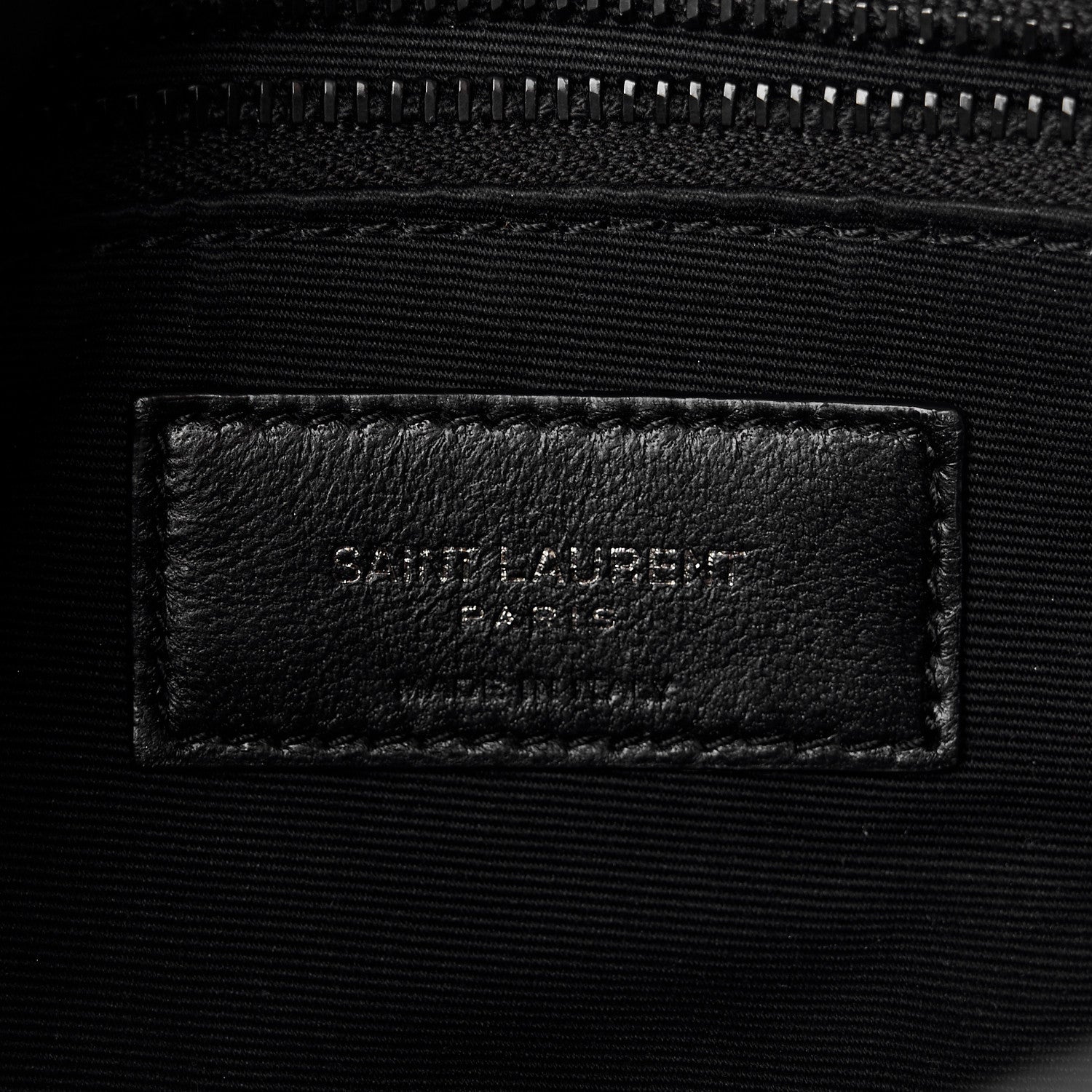 Saint Laurent Lambskin Quilted Toy Loulou Puffer Monogram Monochrome Chain Satchel Black 6 of 12