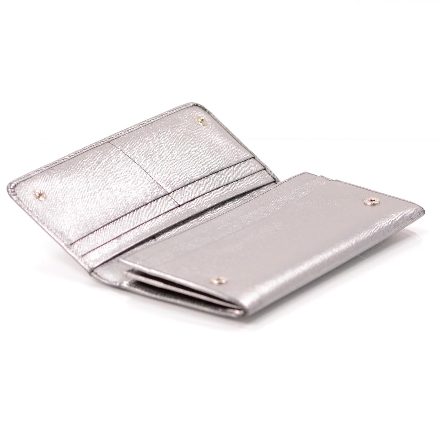 Prada Saffiano Continental Flap Wallet 7 of 7