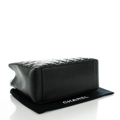 Chanel Caviar Quilted Grand Shopping Tote GST Black 4 of 7
