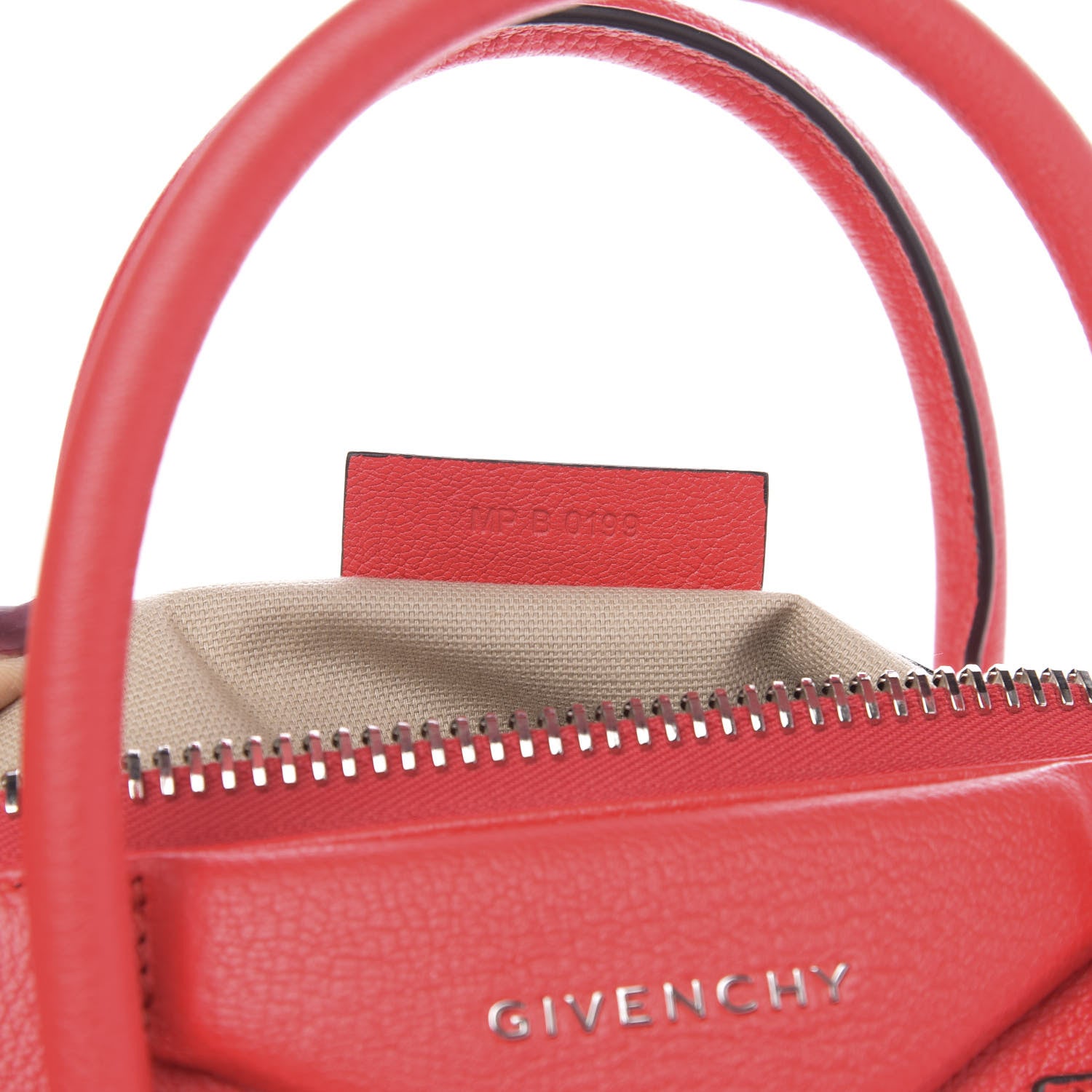 Givenchy Sugar Goatskin Small Antigona Red 7 of 9