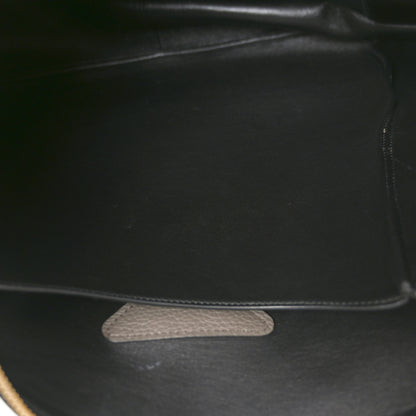 Prada Vitello Daino Soft Medium Zippered Top Handle Bag Bambu 5 of 9