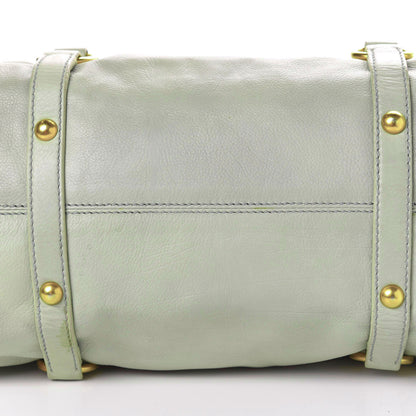 Miu Miu Vitello Bow Bag Nube 9 of 16