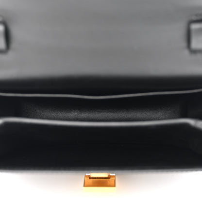 Celine Box Calfskin Teen Classic Box Flap Bag Black 5 of 12