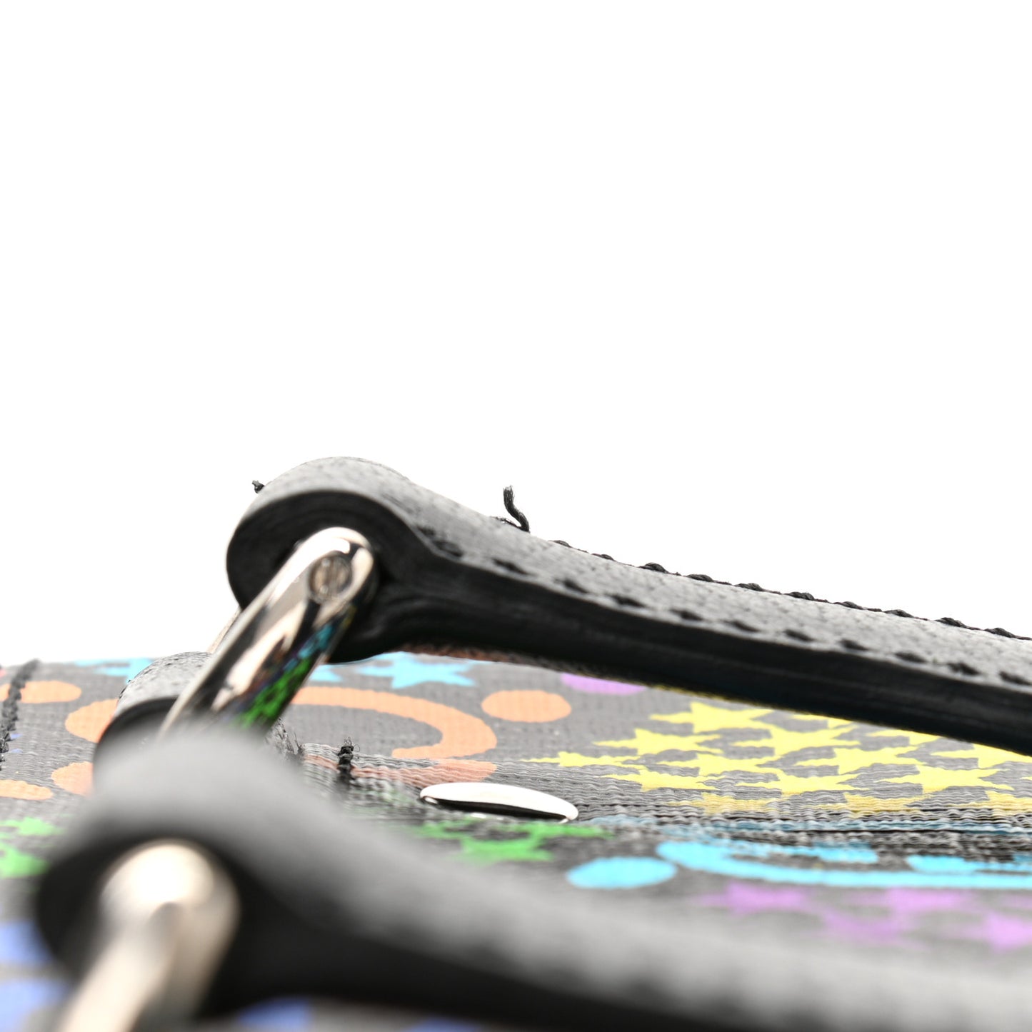 GG Supreme Monogram Psychedelic Duffle Backpack Black Multicolor