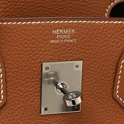 Hermes Togo Birkin 30 Gold 6 of 14