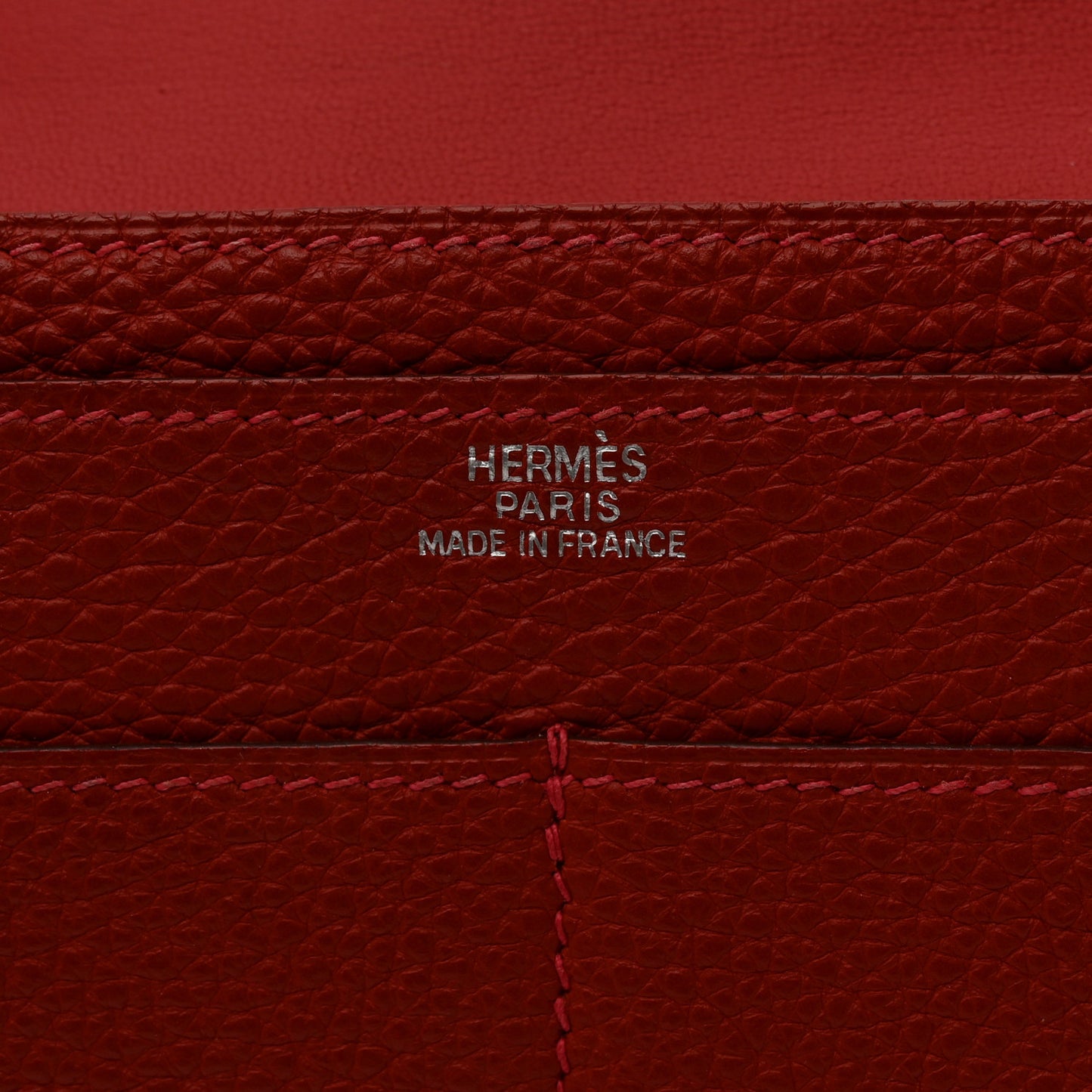 Togo Dogon Duo Wallet Rouge Casaque