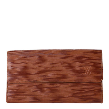 Louis Vuitton Epi Sarah Wallet Kenyan Fawn 1 of 9