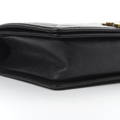 Chanel Caviar Quilted New Medium Boy Flap Black 9 of 12