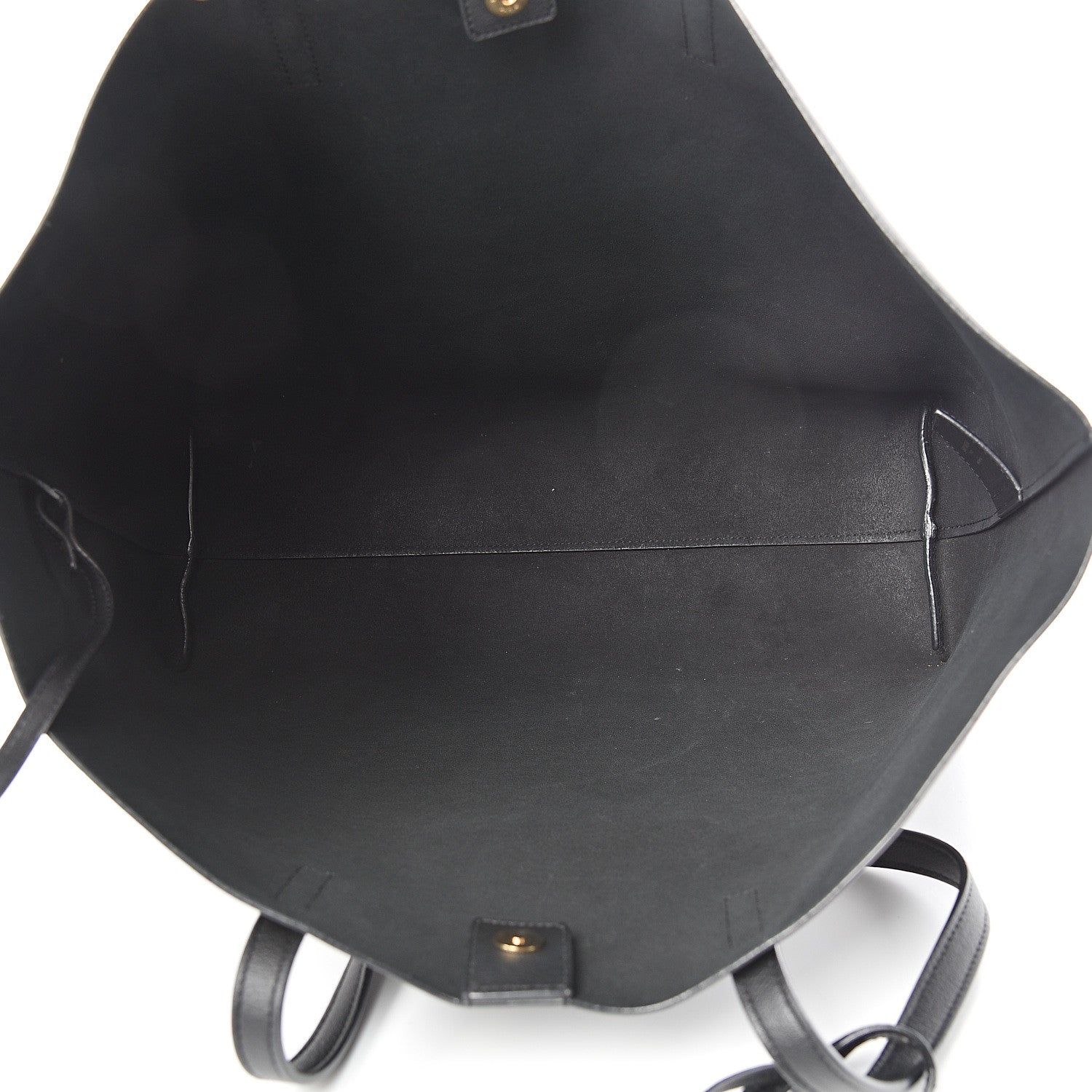 Saint Laurent Calfskin Large Shopping Tote Black 5 of 17