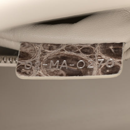 Christian Dior Niloticus Crocodile Himalaya Crystal Small Lady Dior White 7 of 10