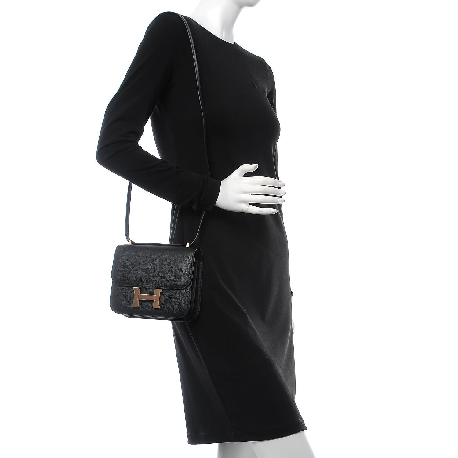 Hermes Epsom Constance 18 Black 2 of 17