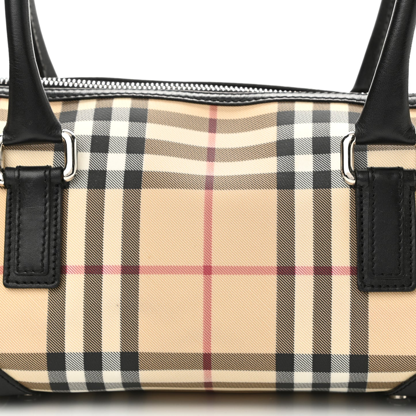 House Check Studded Bowler Black
