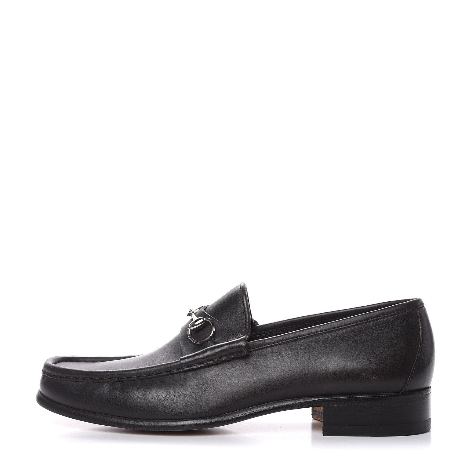 Gucci Calfskin Mens 1953 Horsebit Loafers 12.5 Marrone 1 of 10