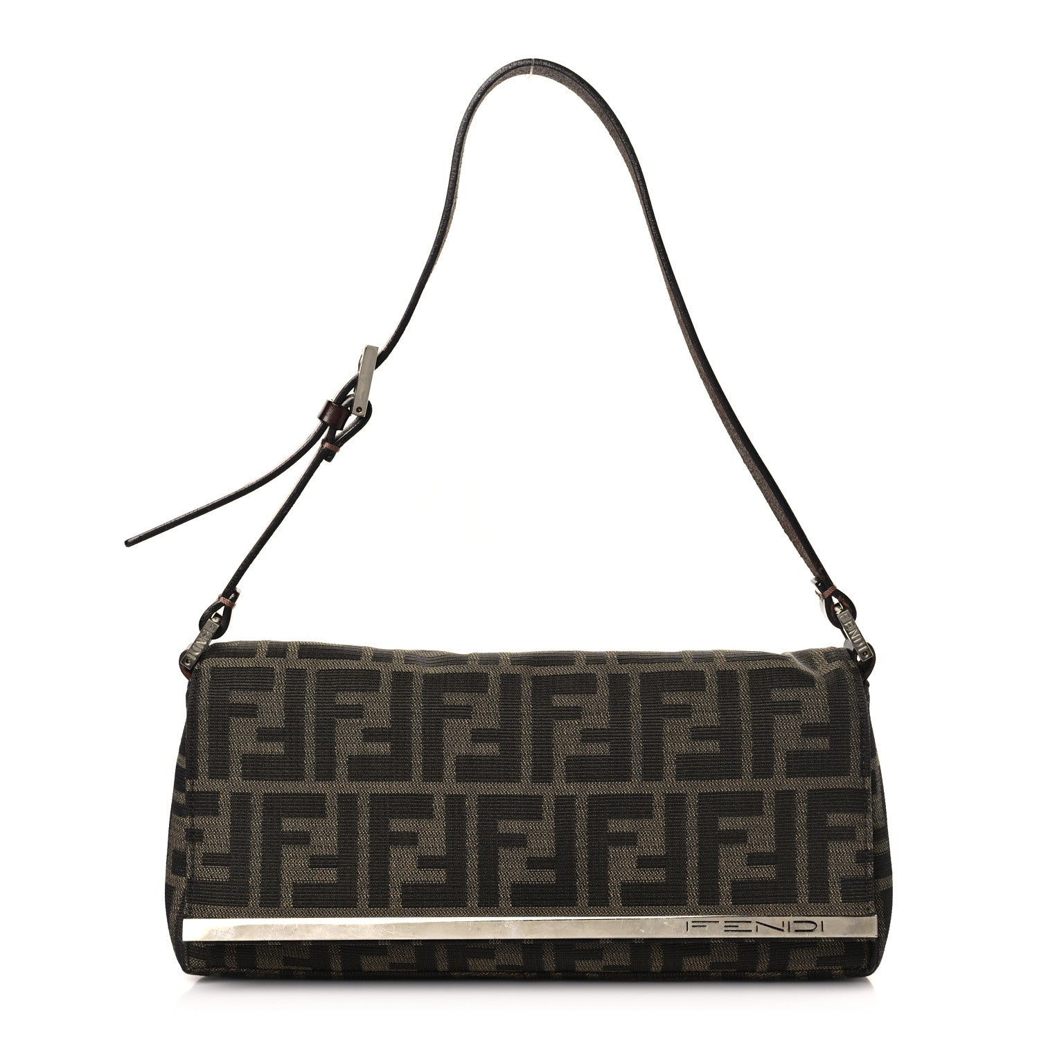 Fendi Zucca Shoulder Bag Tobacco 1 of 8