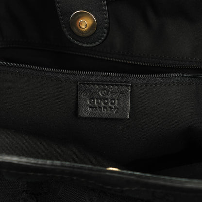 Gucci Monogram Medium Sukey Tote Black 6 of 7