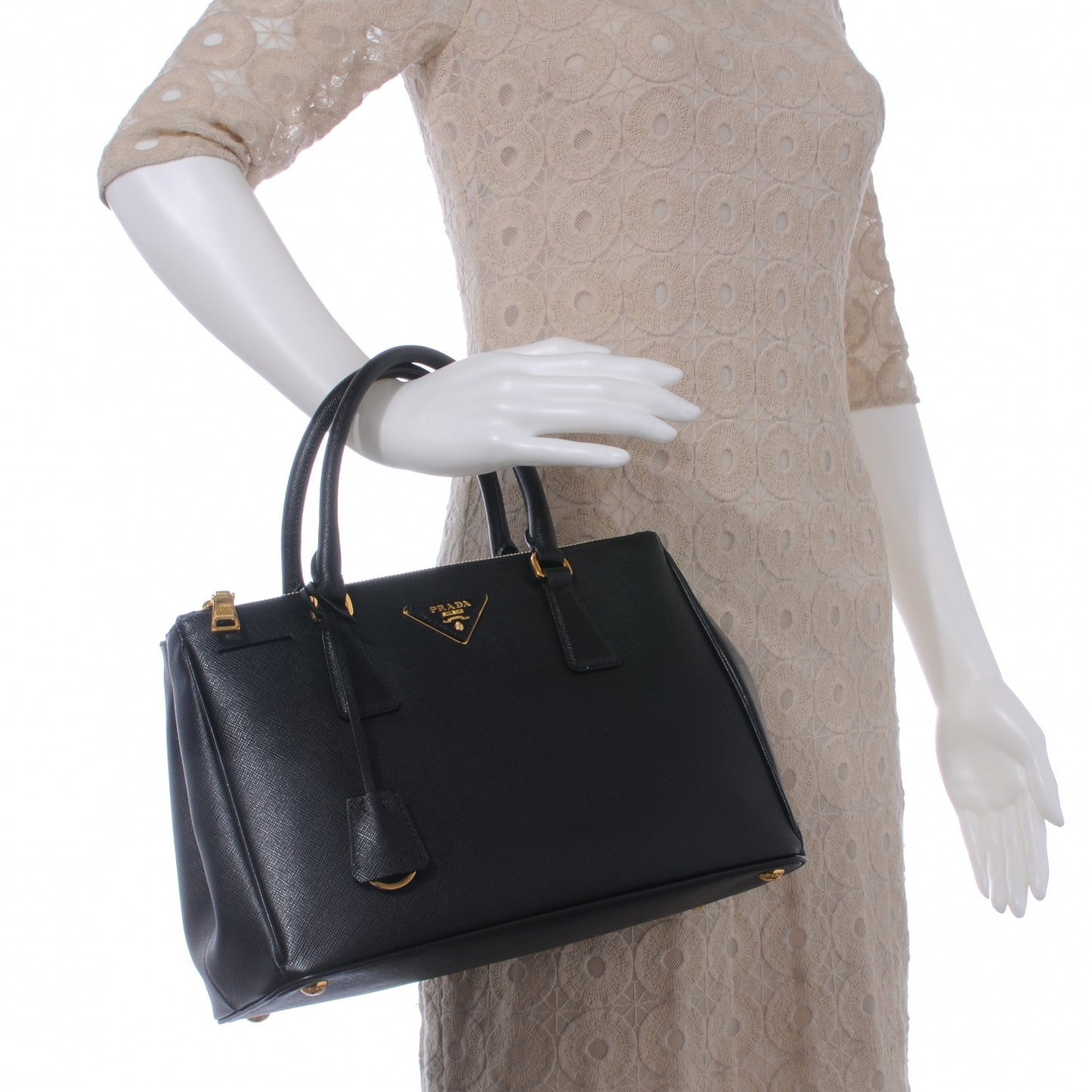 Saffiano Lux Tote Nero Black