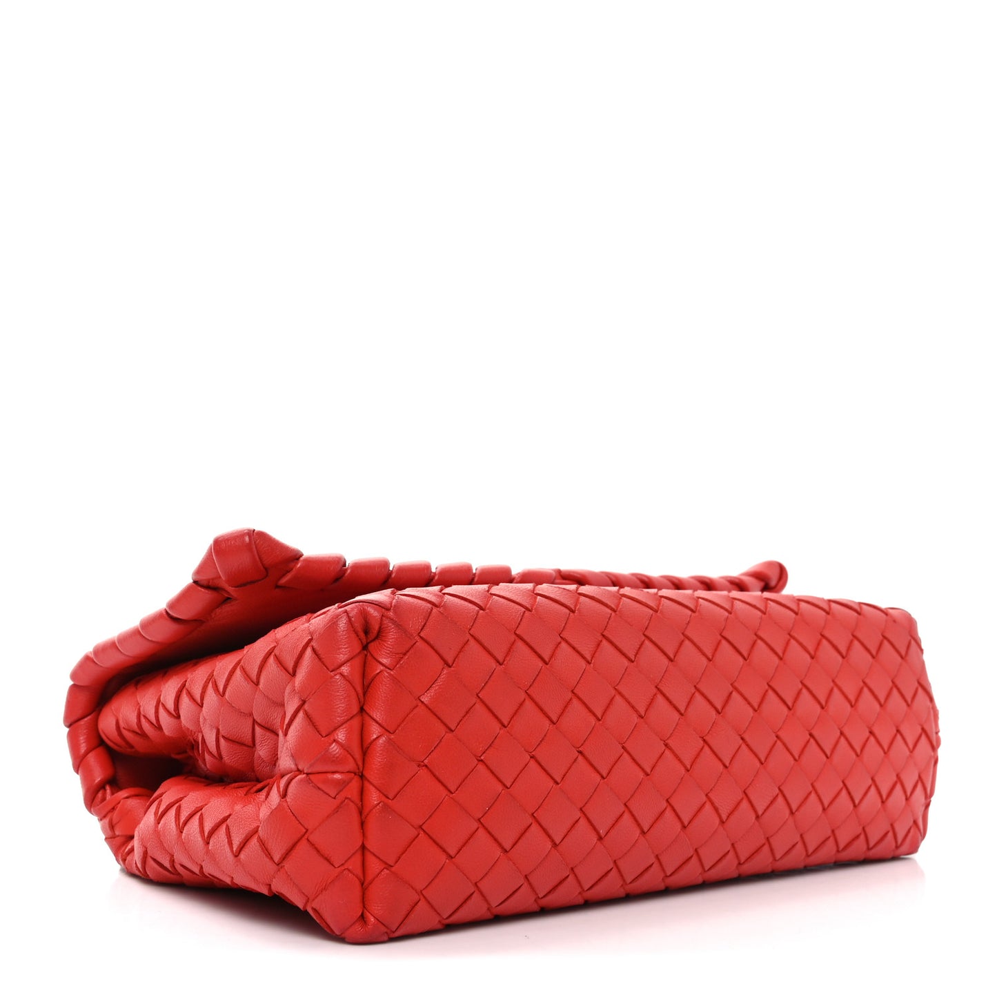 Nappa Intrecciato Baby Olimpia Shoulder Bag Vesuvio