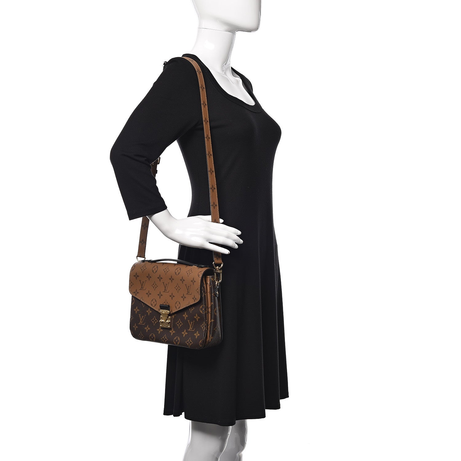 Louis Vuitton Reverse Monogram Pochette Metis 2 of 10
