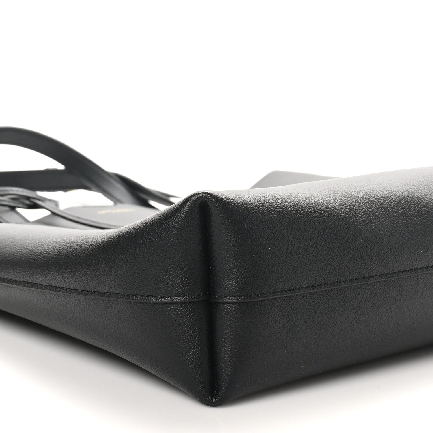 Saint Laurent Calfskin Toy Shopping Tote Black 9 of 10