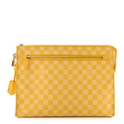 Louis Vuitton Damier Couleurs Kit Clutch Mimosa 1 of 7