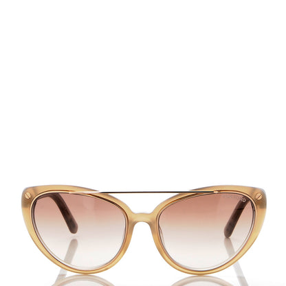 Tom Ford Edita Sunglasses TF384 Pearl Bronze 2 of 8