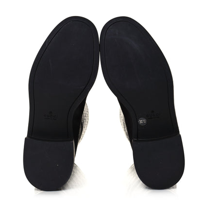 Gucci Guccissima Calfskin Miro Soft Knee High Riding Boots 35.5 Chocolate 6 of 10