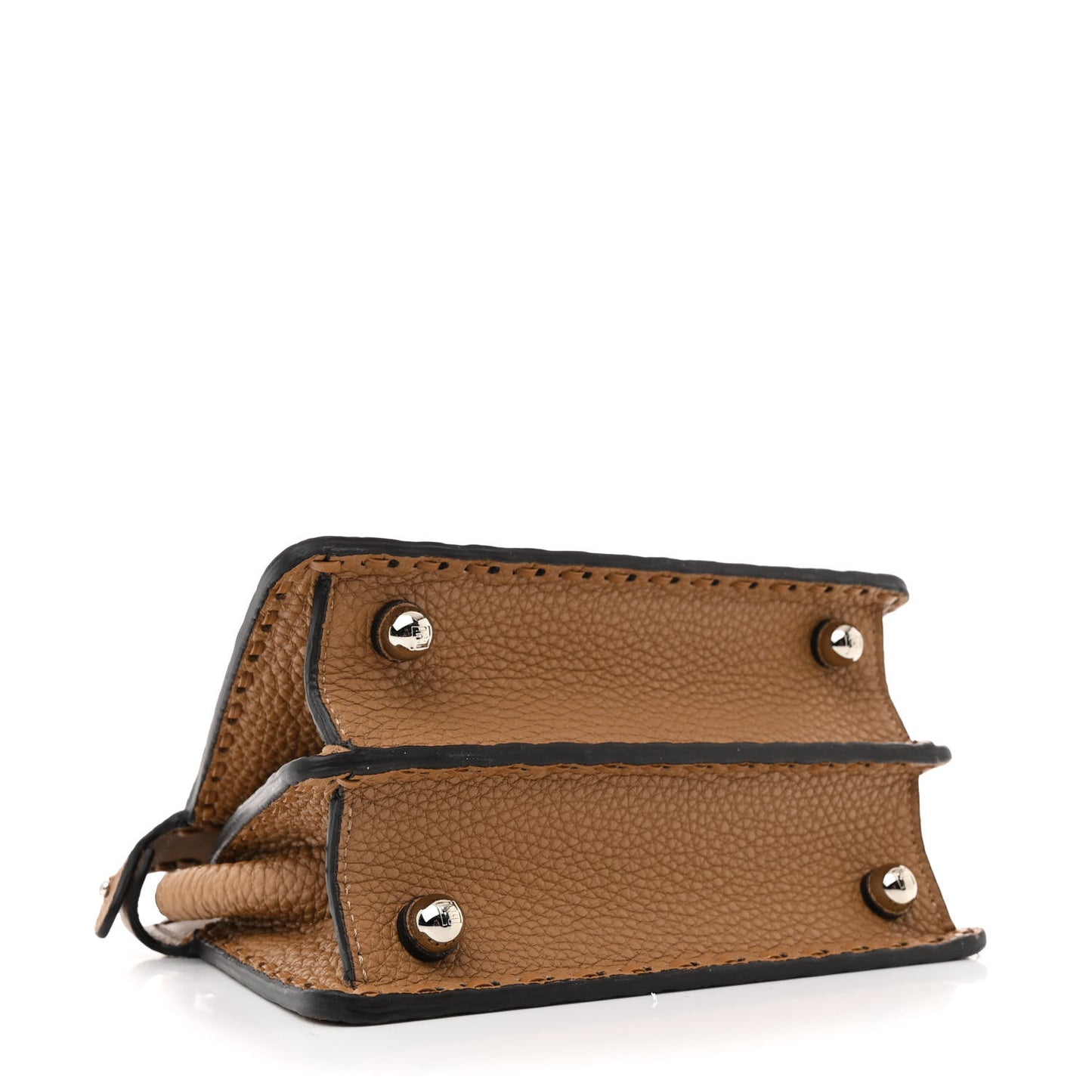 Cuoio Romano Selleria Mini Peekaboo I SEE U Iconic Satchel Cammello