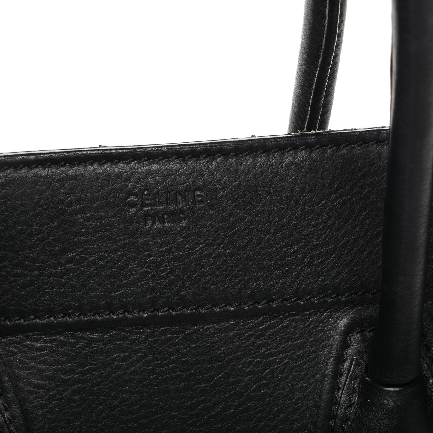 Supple Calfskin Medium Phantom Luggage Black