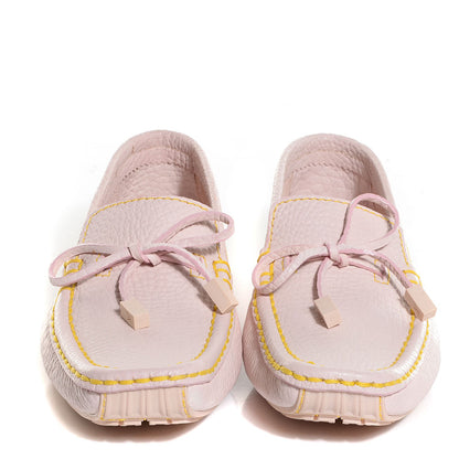 Louis Vuitton Calfskin Silverstone Moccasin Loafers 37 Rose 2 of 7