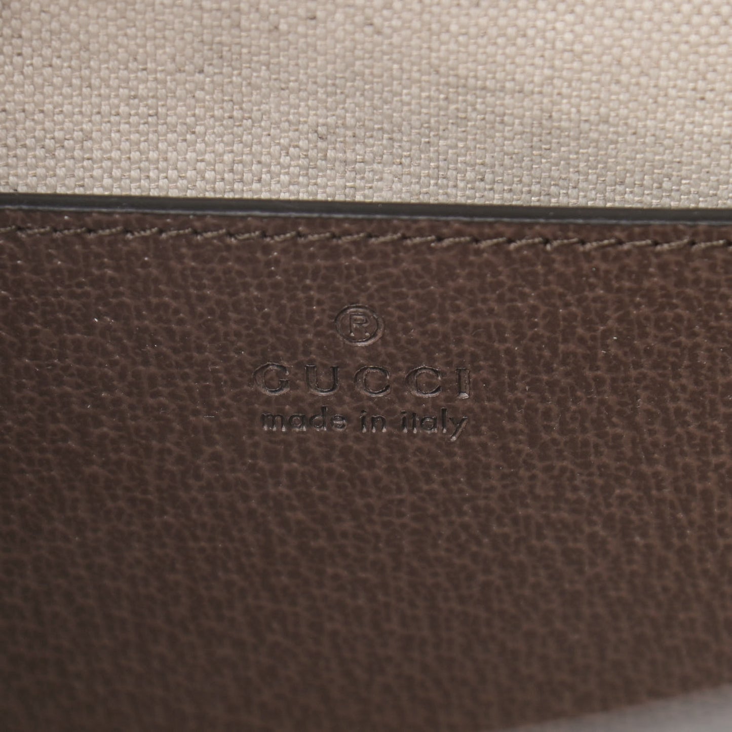 Monogram Jumbo GG Textured Dollar Calfskin Small Diana Tote Bag Camel Ebony New Acero