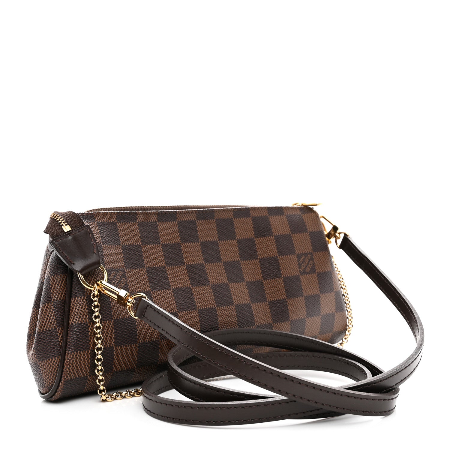 Louis Vuitton Damier Ebene Eva Clutch 3 of 9