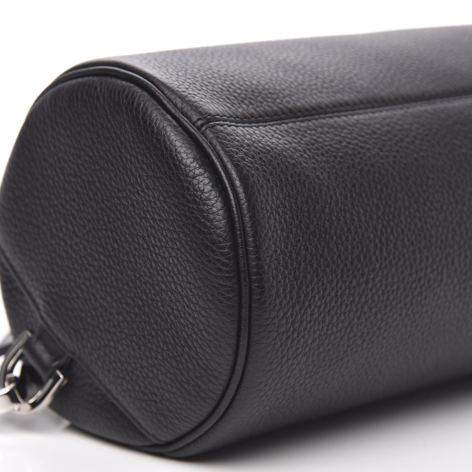 Christian Dior HOMME Grained Calfskin Mens Roller Pouch Black 6 of 8