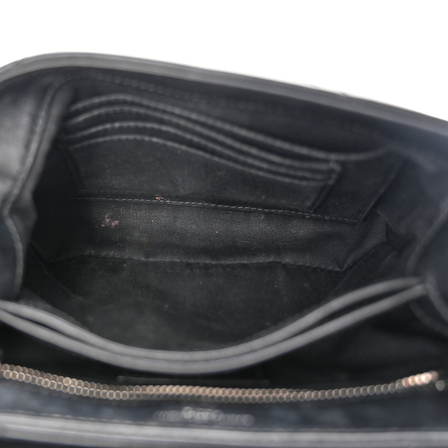 Saint Laurent Calfskin Y Quilted Monogram Toy Loulou Crossbody Bag Black 5 of 15