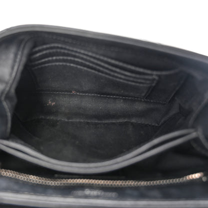 Saint Laurent Calfskin Y Quilted Monogram Toy Loulou Crossbody Bag Black 5 of 15