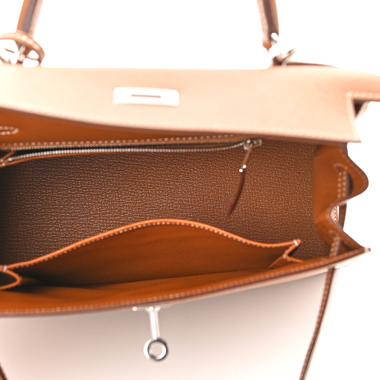 Hermes Epsom Kelly Sellier 25 Gold 5 of 11