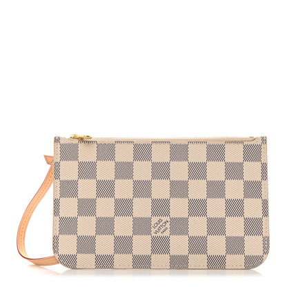 Louis Vuitton Damier Azur Neverfull PM Pochette 1 of 7